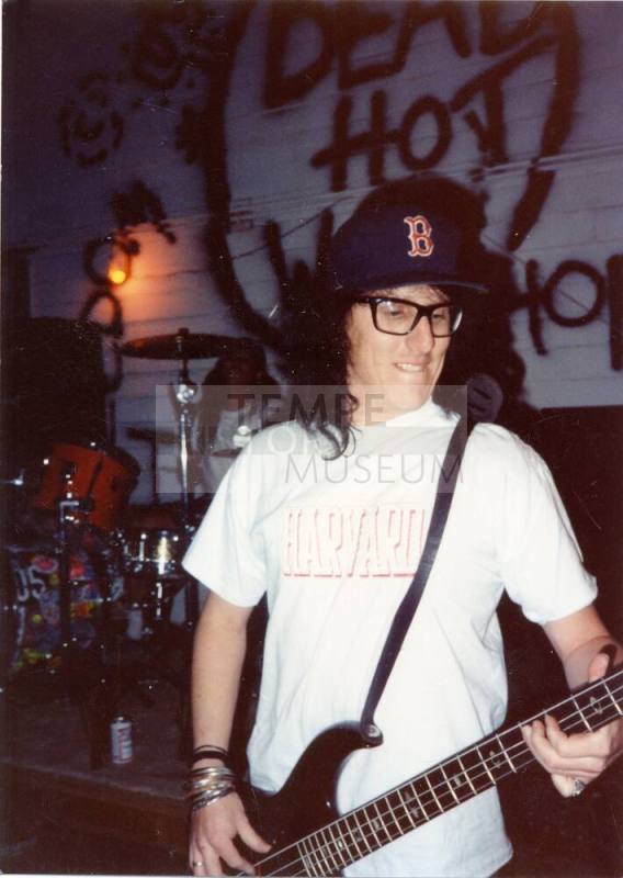 Brian Griffith of Dead Hot Workshop on stage
