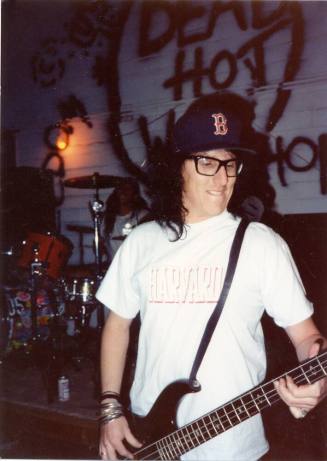 Brian Griffith of Dead Hot Workshop on stage
