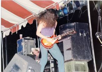 Curt Kirkwood of The Meat Puppets on stage at Big Surf