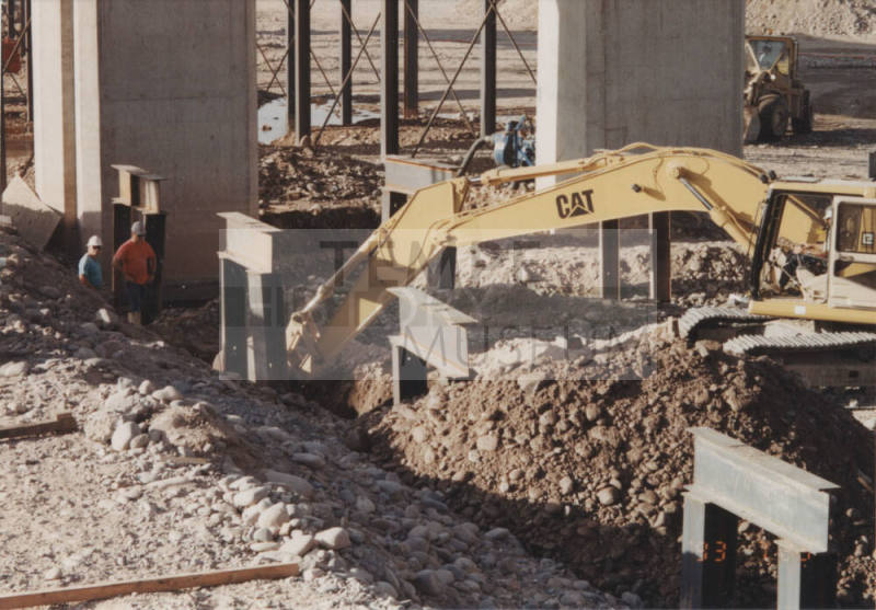 Select Backfill of Northeast and Northwest Retaining Walls