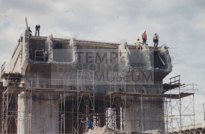 Falsework Starts on Span 5