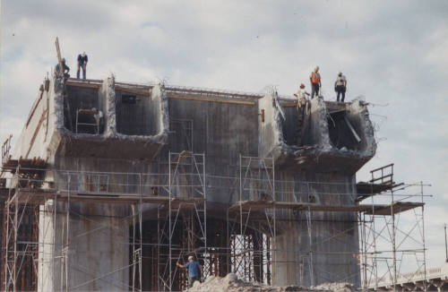 Falsework Starts on Span 5