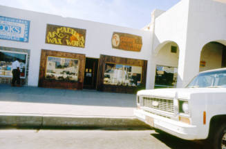 Armadilla  Wax Worx, Square Root, and other shops on Mill Ave.