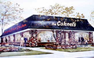 Rendition of planned Kentucky Fried Chicken, Mill Ave.