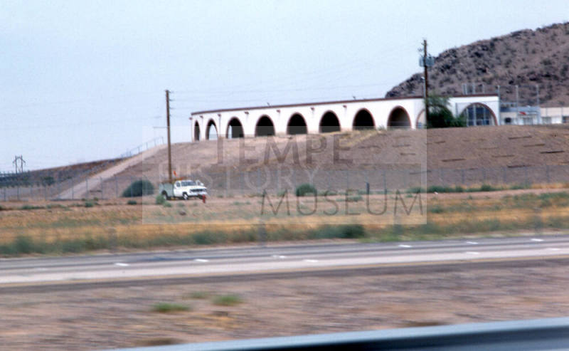 Building near Twin Buttes and I-10