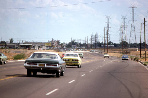 View south along McClintock Drive
