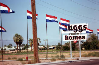 Suggs Homes sign, S. Cottonwood Dr.