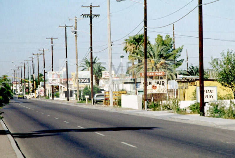 Motels and Trailer Parks, 1800 block E. Apache