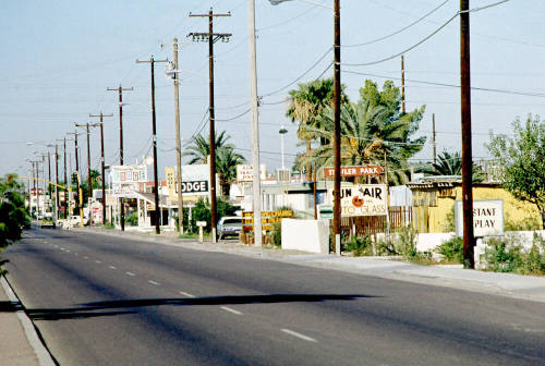 Motels and Trailer Parks, 1800 block E. Apache
