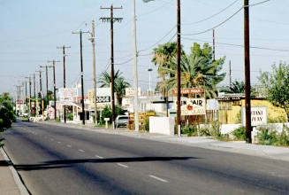 Motels and Trailer Parks, 1800 block E. Apache