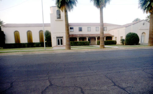 LDS church, 6th St. and College Ave.