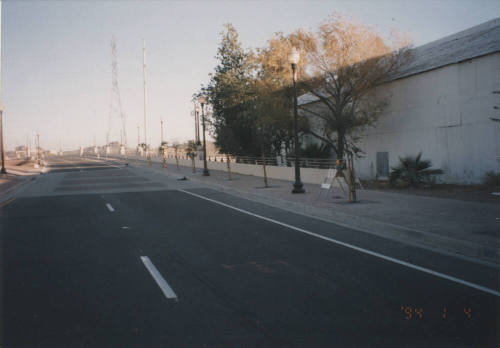 Looking North - South Approach to Bridge
