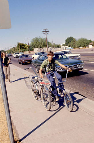 Bicycles on Mill Ave.