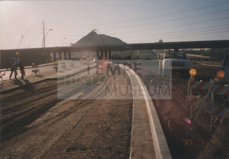 Looking South - Subbase - Northbound Mill Avenue