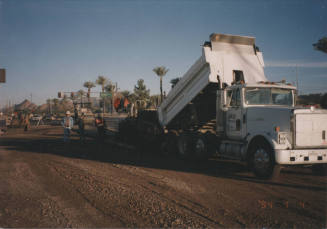 Looking Northwest - Paving Northwest Mill Avenue