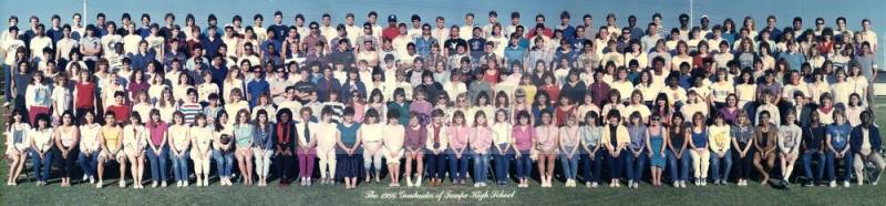 Tempe High School - Senior Class Photo 1986