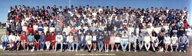 Tempe High School - Senior Class Photo 1988