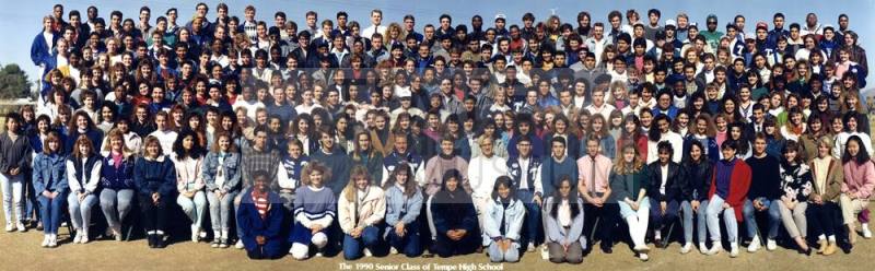 Tempe High School - Senior Class Photo 1990