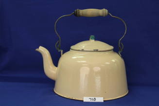 Enameled teakettle