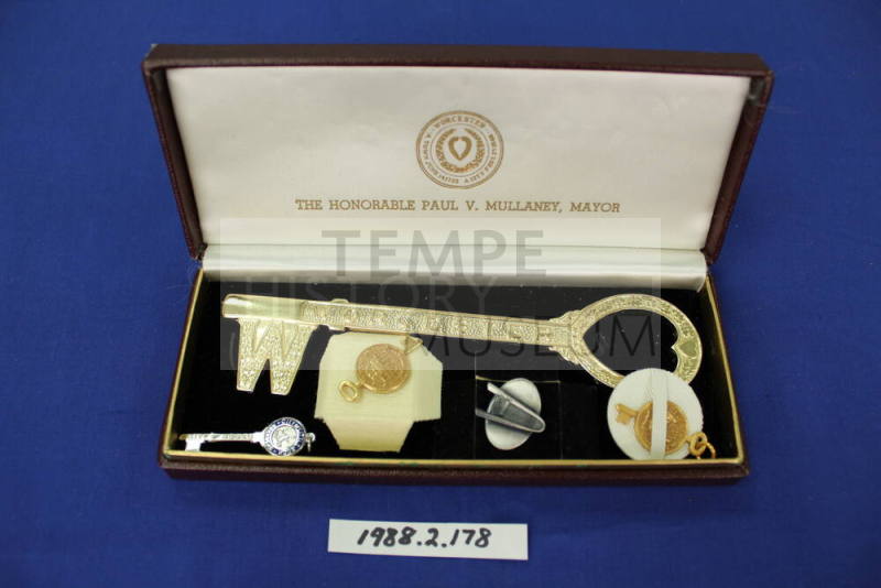 Set of Commemorative Keys, Tie Clips