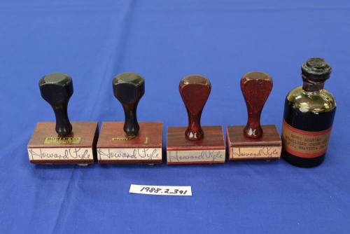 Set of Howard Pyle Signature Stamps
