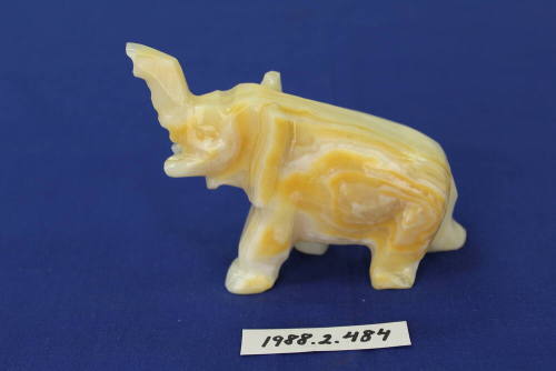 Elephant figurine-stone