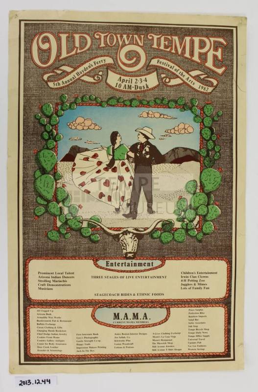 5th Annual Hayden's Ferry Festival of the Arts 1982 - Poster
