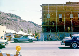Andre Building under restoration, 401 S. Mill Ave.
