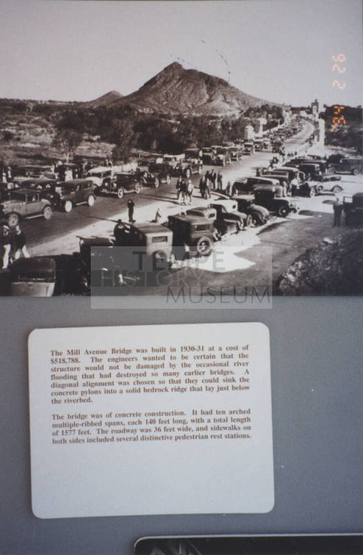 Display Depicting 1931 Bridge Dedication