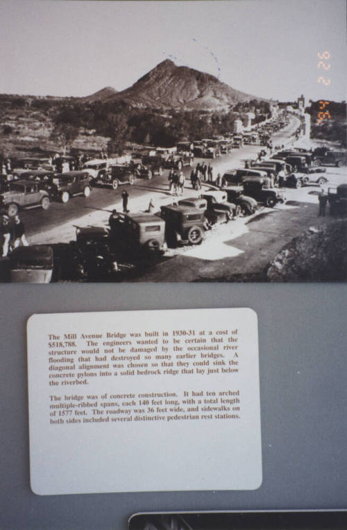 Display Depicting 1931 Bridge Dedication