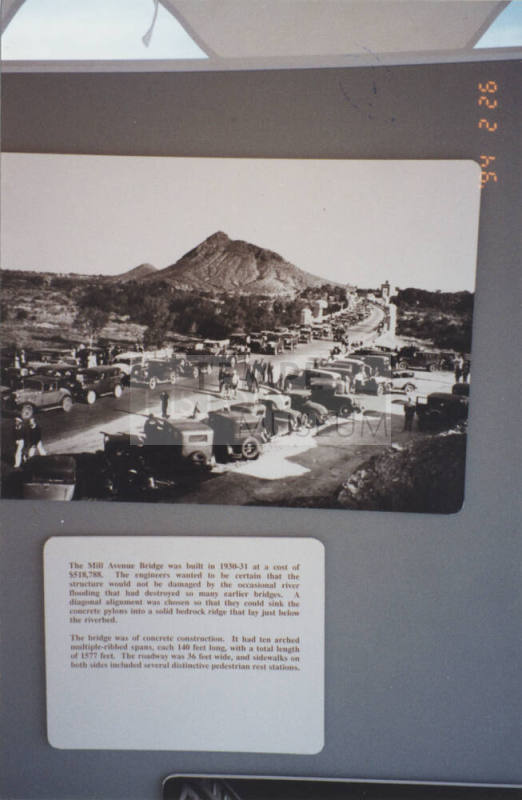 Display Depicting 1931 Bridge Dedication