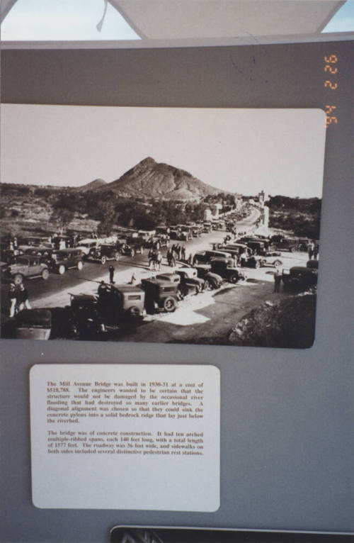 Display Depicting 1931 Bridge Dedication