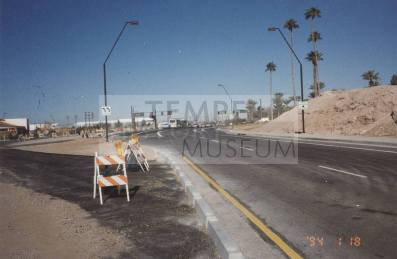North End of Project - Northbound and Southbound Mill Avenue at Curry Road