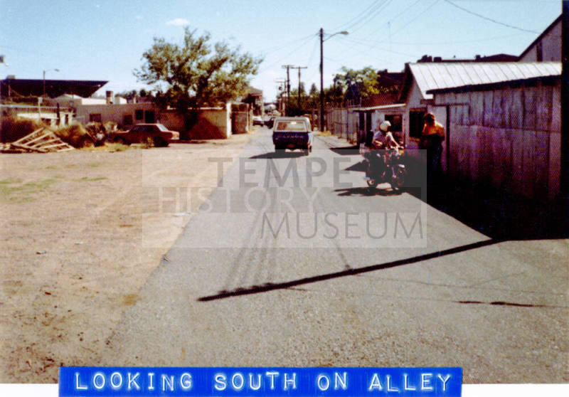 Alley east of Mill Ave.