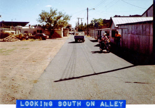 Alley east of Mill Ave.