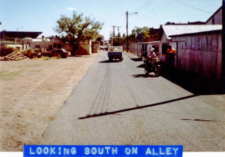 Alley east of Mill Ave.