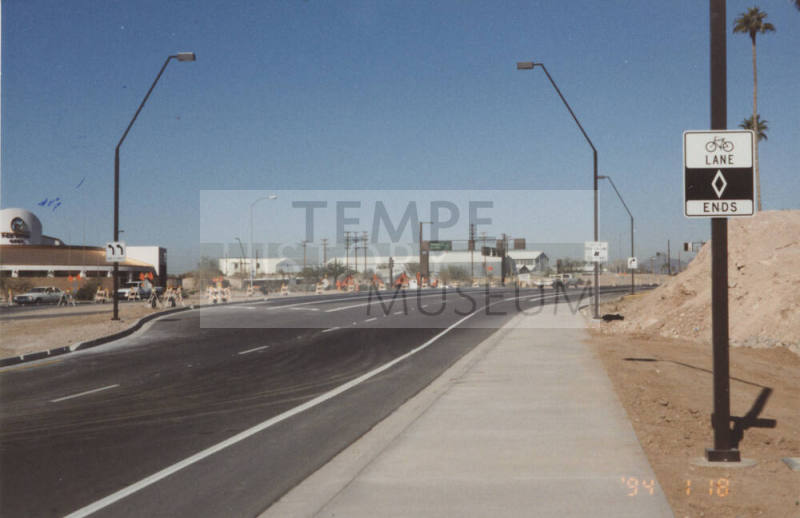 North End of Project - Northbound and Southbound Mill Avenue at Curry Road