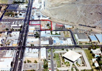 Aerial view of downtown Tempe north of 5th Street