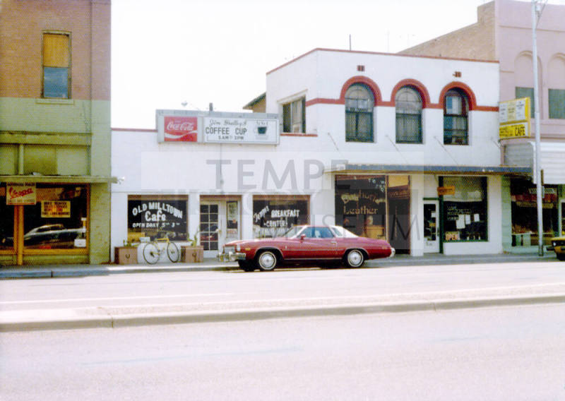 Old Milltown Cafe and other shops