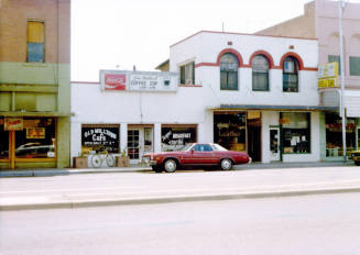 Old Milltown Cafe and other shops