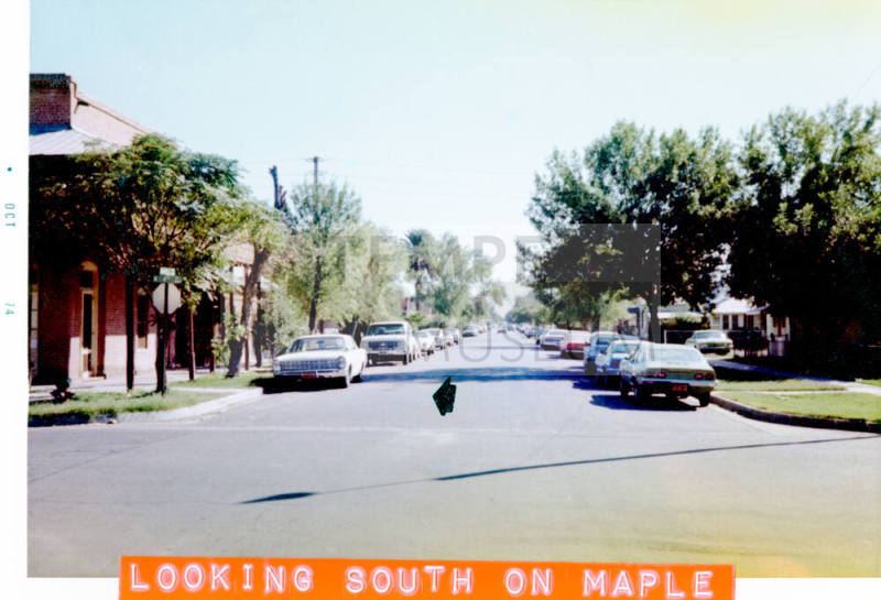 South Maple Ave from 4th St.