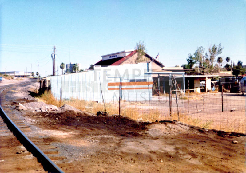 Buildings east of Mill and north of 3rd St.