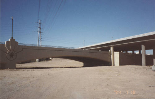 Looking Northwest - Span 10 of Bridge and Abutment 2