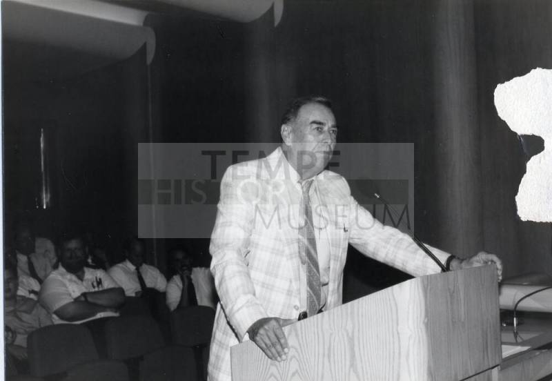 Photo of Bill Ream Speaking at Proclamation
