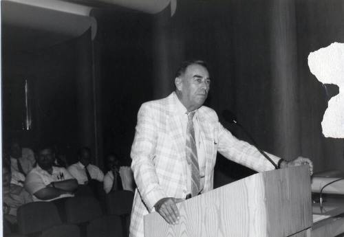 Photo of Bill Ream Speaking at Proclamation