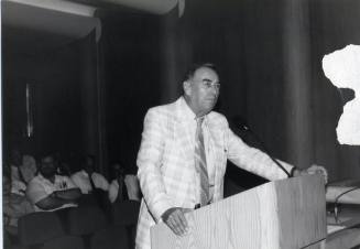 Photo of Bill Ream Speaking at Proclamation