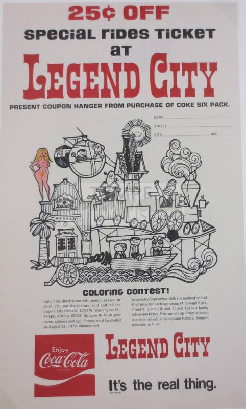 Coca Cola Legend City Poster