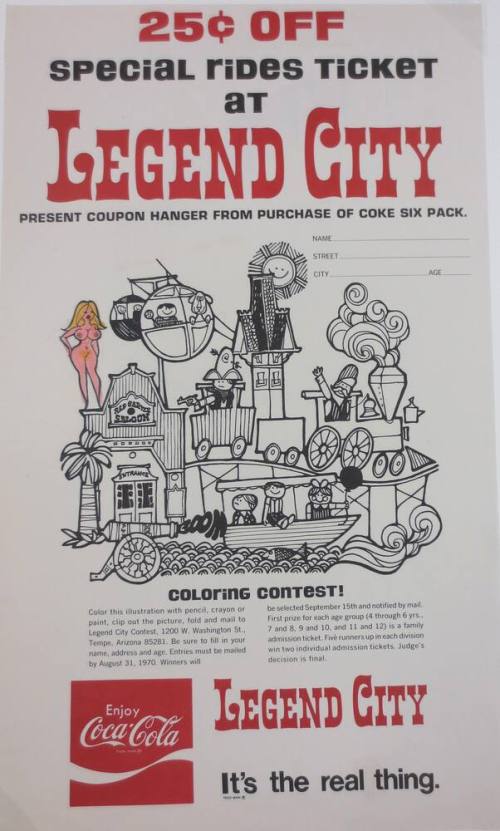 Coca Cola Legend City Poster