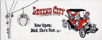 Antique Car billboard design for Legend City