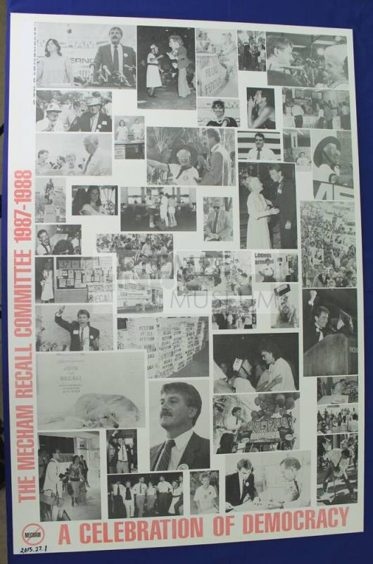 Governor Mecham Recall - Campaign Poster